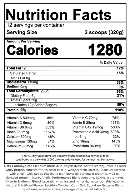 Mass Curves Protein Powder